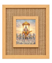 Surya Dev Laminated Jute Wall Photo Frame, 14 X 16 Inch (F174687)