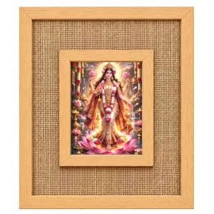 Mahalakshmi Laminated Jute Wall Photo Frame, 14 X 16 Inch (F174692)