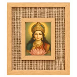 Maa Durga Laminated Jute Wall Photo Frame, 14 X 16 Inch (F174705) Maa Durga Laminated Jute Wall Photo Frame, 14 X 16 Inch (F174705)