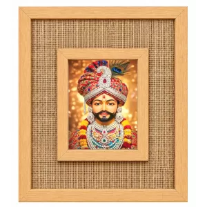 Khatu Shyam Laminated Jute Wall Photo Frame, 14 X 16 Inch (F174718) Khatu Shyam Laminated Jute Wall Photo Frame, 14 X 16 Inch (F174718)