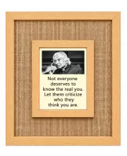 A P J Abdul Kalam Laminated Jute Wall Photo Frame, 14 X 16 Inch (F174733)