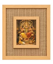 Lak Laminated Jute Wall Photo Frame, 14 X 16 Inch (F174744)