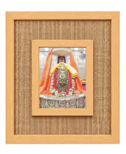 Mahakaal Laminated Jute Wall Photo Frame, 14 X 16 Inch (F174756)