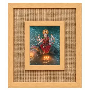 Maa Ganga Laminated Jute Wall Photo Frame, 14 X 16 Inch (F174760) Maa Ganga Laminated Jute Wall Photo Frame, 14 X 16 Inch (F174760)