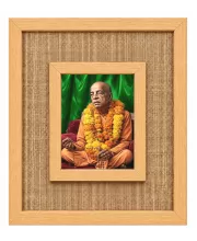 Srila Pravupad Laminated Jute Wall Photo Frame, 14 X 16 Inch (F174766)