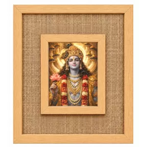 Lord Vishnu Laminated Jute Wall Photo Frame, 14 X 16 Inch (F174768) Lord Vishnu Laminated Jute Wall Photo Frame, 14 X 16 Inch (F174768)