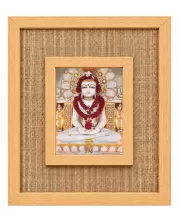 Lord Mahabir Laminated Jute Wall Photo Frame, 14 X 16 Inch (F174769)