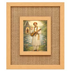 Shree Namdev Maharaj Laminated Jute Wall Photo Frame, 14 X 16 Inch (F174773) Shree Namdev Maharaj Laminated Jute Wall Photo Frame, 14 X 16 Inch (F174773)