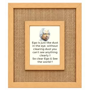A. P. J. Abdul Kalam Laminated Jute Wall Photo Frame, 14 X 16 Inch (F174776) A. P. J. Abdul Kalam Laminated Jute Wall Photo Frame, 14 X 16 Inch (F174776)