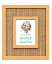 A P J Abdul Kalam Laminated Jute Wall Photo Frame, 14 X 16 Inch (F174783)