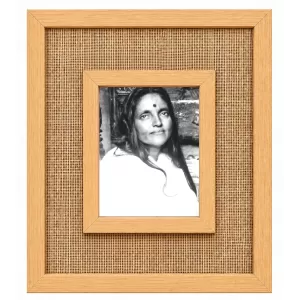Maa Ananadamoyi Laminated Jute Wall Photo Frame, 14 X 16 Inch (F174816) Maa Ananadamoyi Laminated Jute Wall Photo Frame, 14 X 16 Inch (F174816)