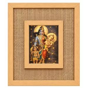 Maa Durga Laminated Jute Wall Photo Frame, 14 X 16 Inch (F174824) Maa Durga Laminated Jute Wall Photo Frame, 14 X 16 Inch (F174824)