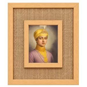 Indian Prince Laminated Jute Wall Photo Frame, 14 X 16 Inch (F174839) Indian Prince Laminated Jute Wall Photo Frame, 14 X 16 Inch (F174839)