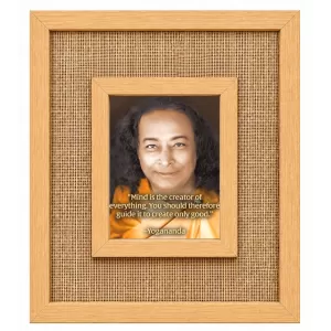Paramahansa Yogananda Laminated Jute Wall Photo Frame, 14 X 16 Inch (F174842) Paramahansa Yogananda Laminated Jute Wall Photo Frame, 14 X 16 Inch (F174842)