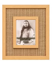 Paramahansa Yogananda Laminated Jute Wall Photo Frame, 14 X 16 Inch (F174844)