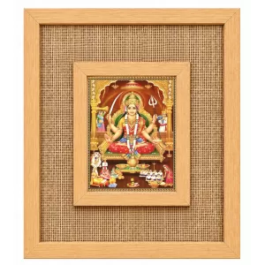 Mata Santoshi Laminated Jute Wall Photo Frame, 14 X 16 Inch (F174874) Mata Santoshi Laminated Jute Wall Photo Frame, 14 X 16 Inch (F174874)