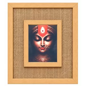 Durga Maa Laminated Jute Wall Photo Frame, 14 X 16 Inch (F174882) Durga Maa Laminated Jute Wall Photo Frame, 14 X 16 Inch (F174882)