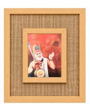 Sant Kabir Das Laminated Jute Wall Photo Frame, 14 X 16 Inch (F174887)
