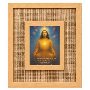 Paramahansa Yogananda Laminated Jute Wall Photo Frame, 14 X 16 Inch (F174889) Paramahansa Yogananda Laminated Jute Wall Photo Frame, 14 X 16 Inch (F174889)