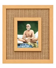 Ramana Maharshi Laminated Jute Wall Photo Frame, 14 X 16 Inch (F174894) Ramana Maharshi Laminated Jute Wall Photo Frame, 14 X 16 Inch (F174894)