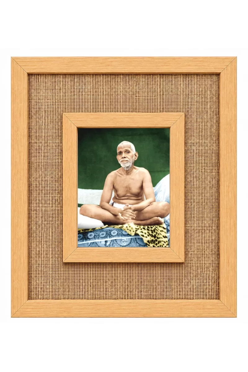 Ramana Maharshi Laminated Jute Wall Photo Frame, 14 X 16 Inch (F174894)