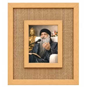 Osho Laminated Jute Wall Photo Frame, 14 X 16 Inch (F174912)