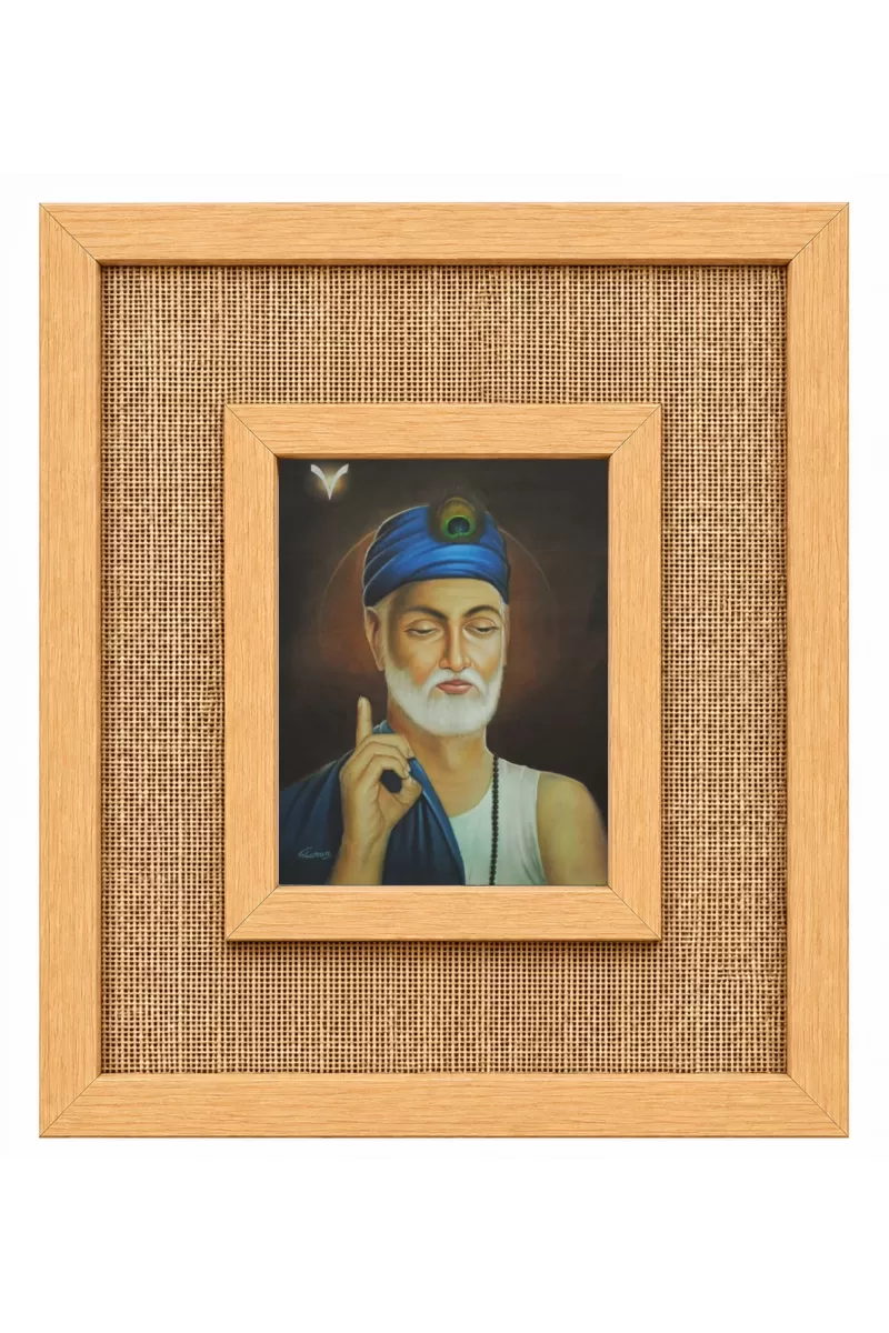 Sant Laminated Jute Wall Photo Frame, 14 X 16 Inch (F174934)