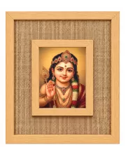 Lord Laminated Jute Wall Photo Frame, 14 X 16 Inch (F174940)