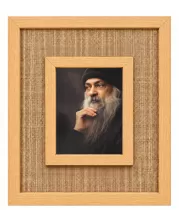 Osho Laminated Jute Wall Photo Frame, 14 X 16 Inch (F174956)