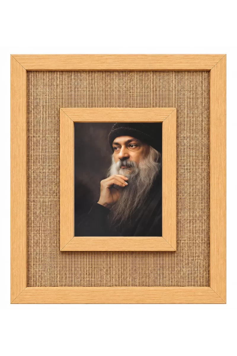 Osho Laminated Jute Wall Photo Frame, 14 X 16 Inch (F174956)