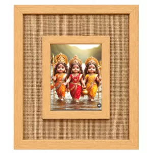 Baby Goddess Laminated Jute Wall Photo Frame, 14 X 16 Inch (F174966) Baby Goddess Laminated Jute Wall Photo Frame, 14 X 16 Inch (F174966)