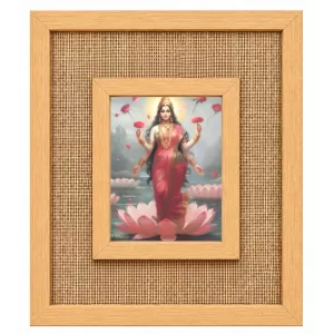 Maa Ganga Laminated Jute Wall Photo Frame, 14 X 16 Inch (F174982) Maa Ganga Laminated Jute Wall Photo Frame, 14 X 16 Inch (F174982)