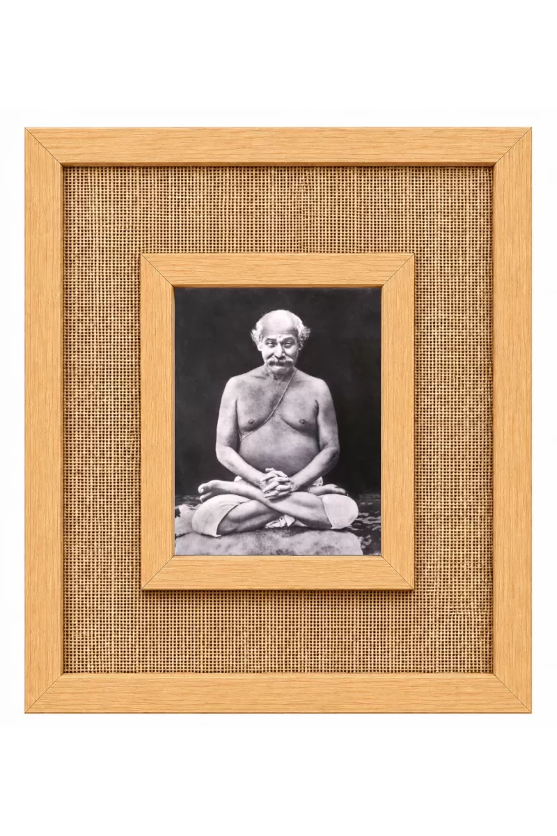 Lahari Mahashay Laminated Jute Wall Photo Frame, 14 X 16 Inch (F175035)