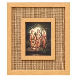 Lord Ram Laminated Jute Wall Photo Frame, 14 X 16 Inch (F175038) Lord Ram Laminated Jute Wall Photo Frame, 14 X 16 Inch (F175038)