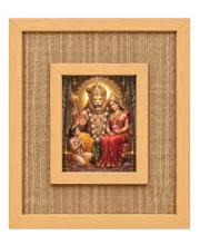 Lord Narshima Laminated Jute Wall Photo Frame, 14 X 16 Inch (F175045)