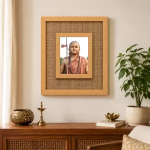 Adi Shankaracharya Laminated Jute Wall Photo Frame, 14 X 16 Inch (F173945) Adi Shankaracharya Laminated Jute Wall Photo Frame, 14 X 16 Inch (F173945)