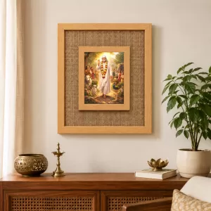 Sai Baba Laminated Jute Wall Photo Frame, 14 X 16 Inch (F174082) Sai Baba Laminated Jute Wall Photo Frame, 14 X 16 Inch (F174082)