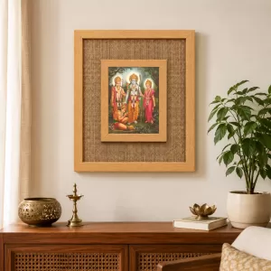 Ram Darbar Laminated Jute Wall Photo Frame, 14 X 16 Inch (F174086) Ram Darbar Laminated Jute Wall Photo Frame, 14 X 16 Inch (F174086)