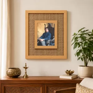 Swami Vivekananda Laminated Jute Wall Photo Frame, 14 X 16 Inch (F174101) Swami Vivekananda Laminated Jute Wall Photo Frame, 14 X 16 Inch (F174101)