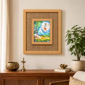 Dattaguru Laminated Jute Wall Photo Frame, 14 X 16 Inch (F174145)