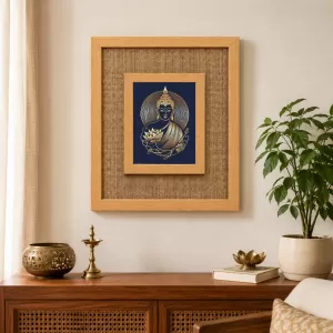 Buddha Laminated Jute Wall Photo Frame, 14 X 16 Inch (F174153) Buddha Laminated Jute Wall Photo Frame, 14 X 16 Inch (F174153)