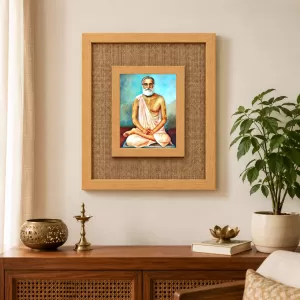 Pravupad Laminated Jute Wall Photo Frame, 14 X 16 Inch (F174207)