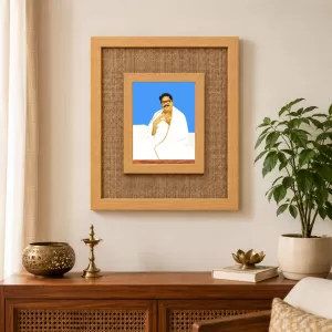 Bara Da Laminated Jute Wall Photo Frame, 14 X 16 Inch (F174270) Bara Da Laminated Jute Wall Photo Frame, 14 X 16 Inch (F174270)