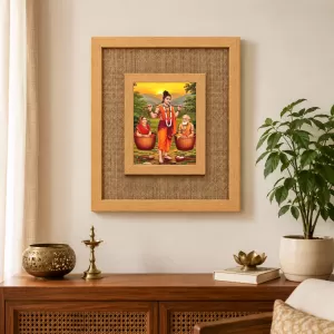 Shravan Kumar Laminated Jute Wall Photo Frame, 14 X 16 Inch (F174345) Shravan Kumar Laminated Jute Wall Photo Frame, 14 X 16 Inch (F174345)