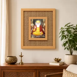 Guru Nanak Dev Ji Laminated Jute Wall Photo Frame, 14 X 16 Inch (F174461) Guru Nanak Dev Ji Laminated Jute Wall Photo Frame, 14 X 16 Inch (F174461)