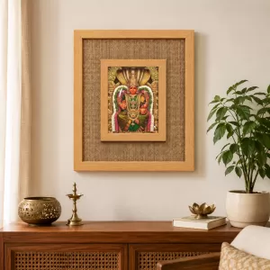 Samayapuram Mariyamman Laminated Jute Wall Photo Frame, 14 X 16 Inch (F174608) Samayapuram Mariyamman Laminated Jute Wall Photo Frame, 14 X 16 Inch (F174608)