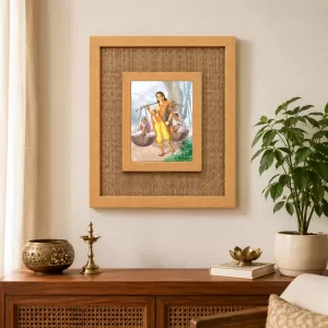 Shravan Kumar Laminated Jute Wall Photo Frame, 14 X 16 Inch (F174620) Shravan Kumar Laminated Jute Wall Photo Frame, 14 X 16 Inch (F174620)