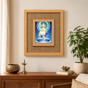 Avalokiteshvara Laminated Jute Wall Photo Frame, 14 X 16 Inch (F174702) Avalokiteshvara Laminated Jute Wall Photo Frame, 14 X 16 Inch (F174702)