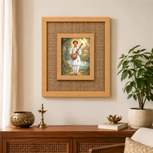 Sant Namdev Maharaj Laminated Jute Wall Photo Frame, 14 X 16 Inch (F174740) Sant Namdev Maharaj Laminated Jute Wall Photo Frame, 14 X 16 Inch (F174740)
