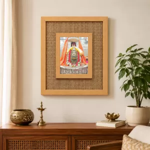 Mahakaal Laminated Jute Wall Photo Frame, 14 X 16 Inch (F174756) Mahakaal Laminated Jute Wall Photo Frame, 14 X 16 Inch (F174756)